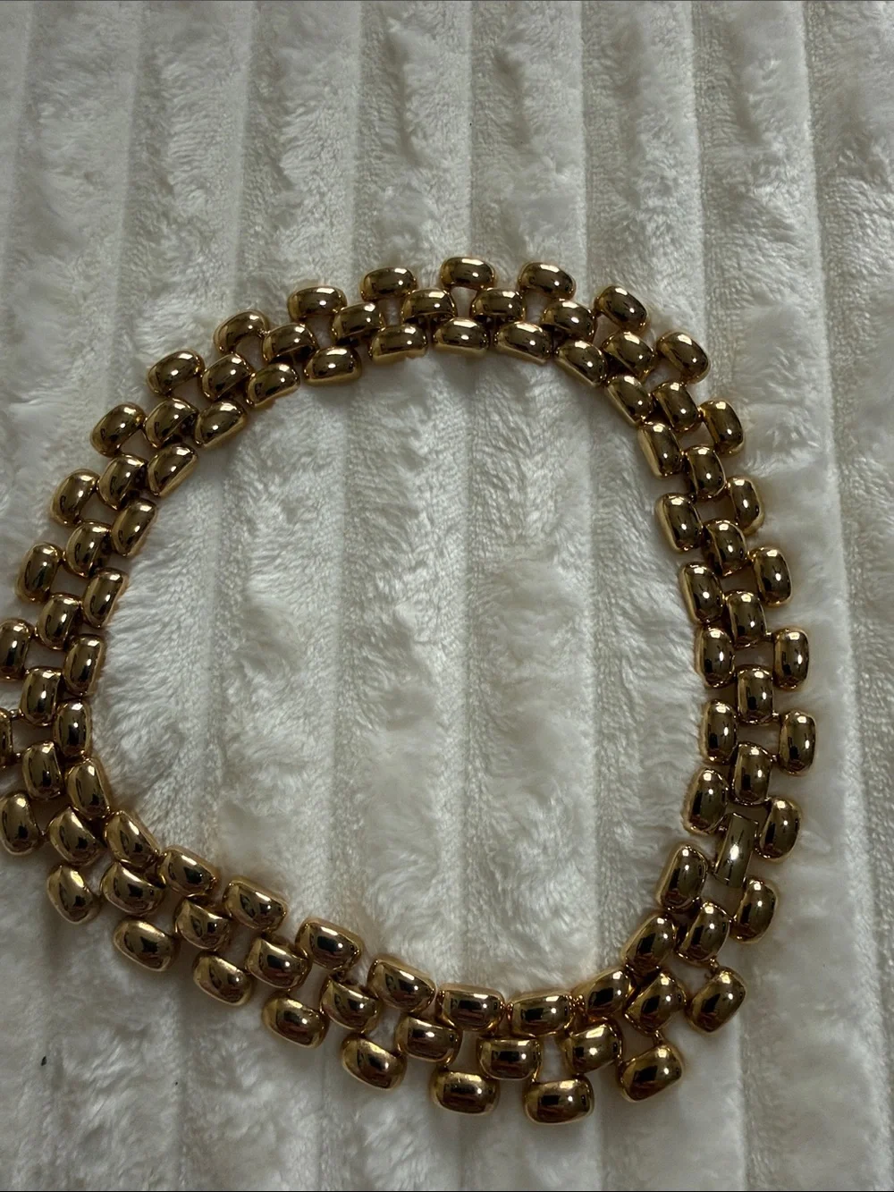 Gold Beaded Statement Necklace - Women Jewelry Erwin pearl